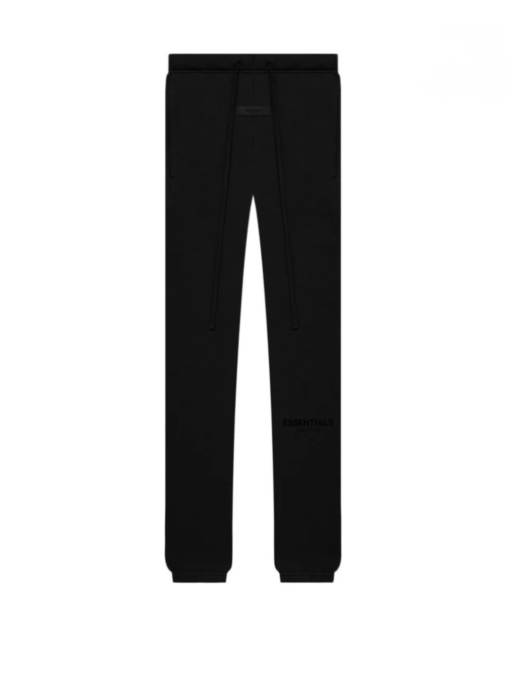 Fear of God ESSENTIALS Black Logo Patch Sweatshirt